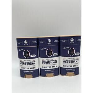Dr Squatch Sinister Sticc Deodorant Limited Edition Star Wars Lot of 3.
